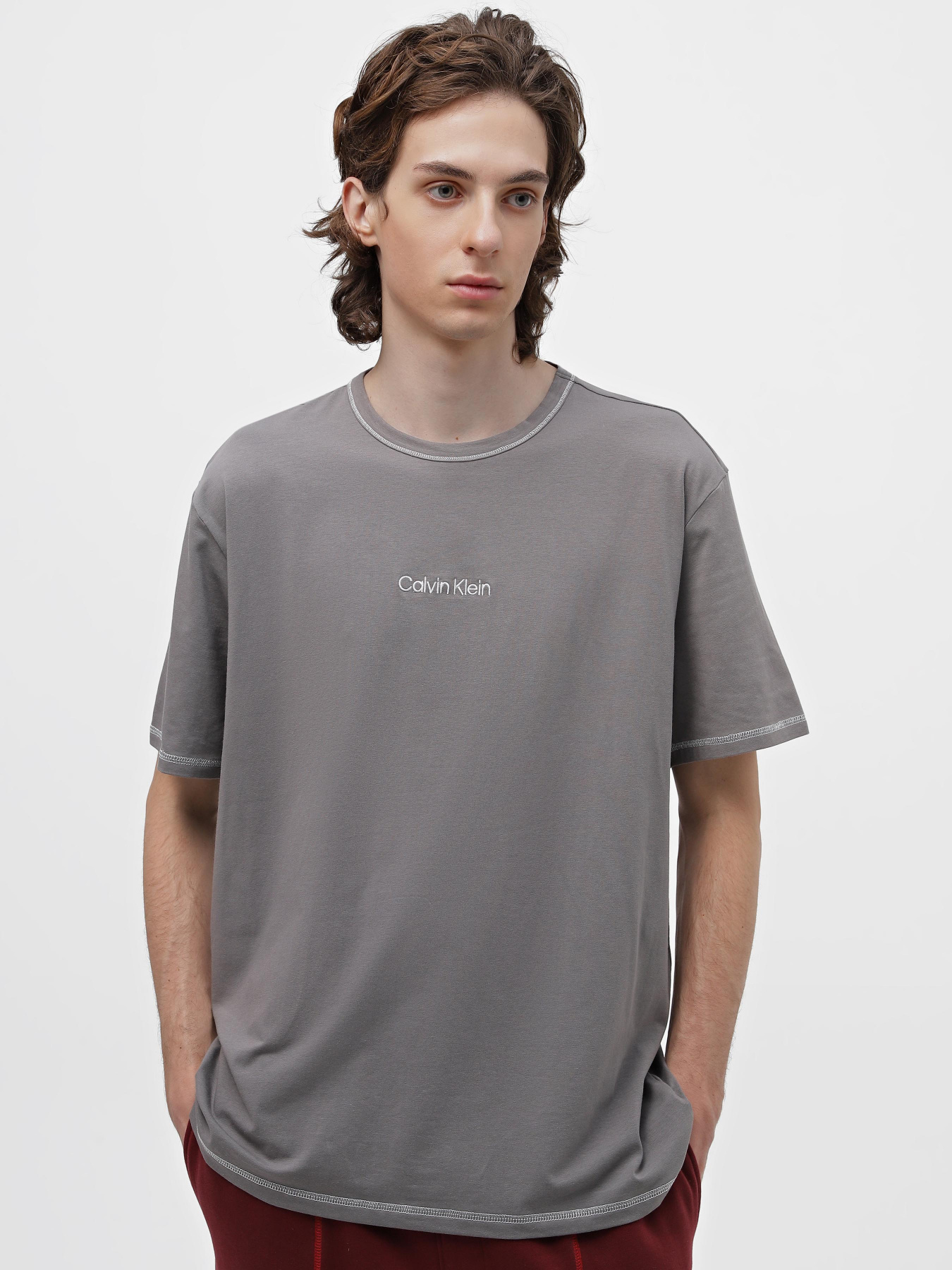 Футболка Calvin Klein Underwear S S Crew Neck модель 000NM2478E-PA7 Фото