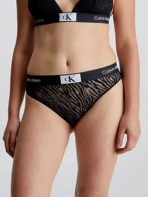Трусы Calvin Klein Underwear 1996 Animal Lace модель 000QF7379E-UB1 Фото