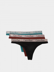 Набір трусів Calvin Klein Underwear 3 Pack модель 000QD3560E-IIL Фото