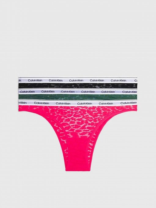 Набор трусов Calvin Klein Underwear 3-pack модель 000QD5068E-GP6 Фото