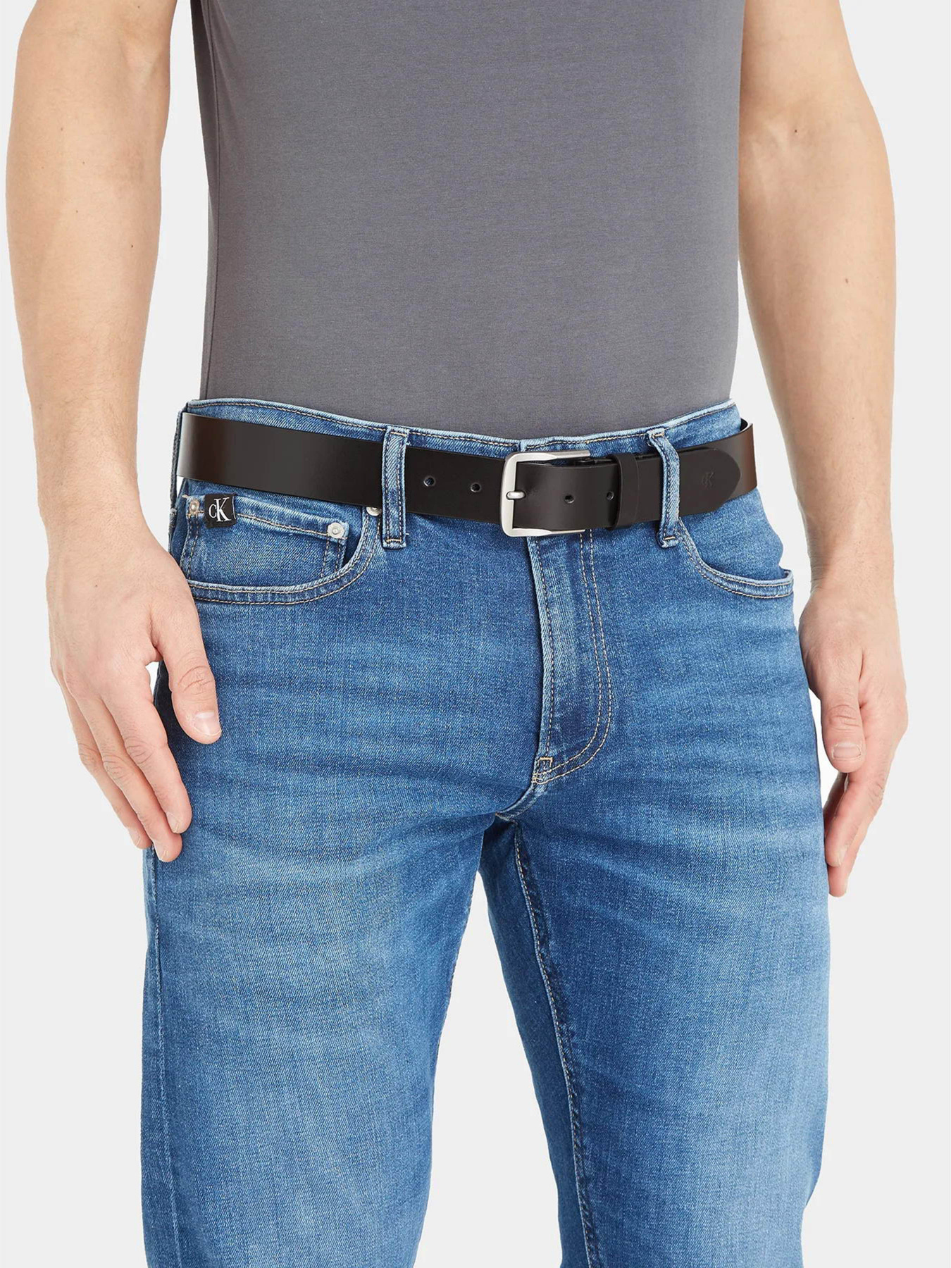 Ремень Calvin Klein Fl Cl Ro Lthr Belt модель K50K511145-BDS Фото
