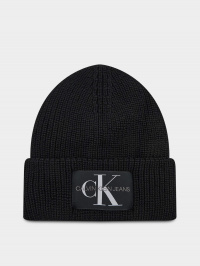 Чорний - Шапка Calvin Klein Monogram Beanie Wl