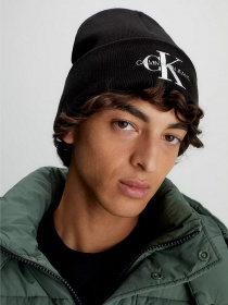 Шапка Calvin Klein Monologo Embro Beanie модель K50K511160-BDS Фото