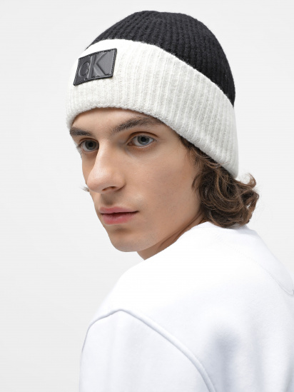 Шапка Calvin Klein Colorblock Beanie модель K50K511163-BDS — фото 4 - INTERTOP