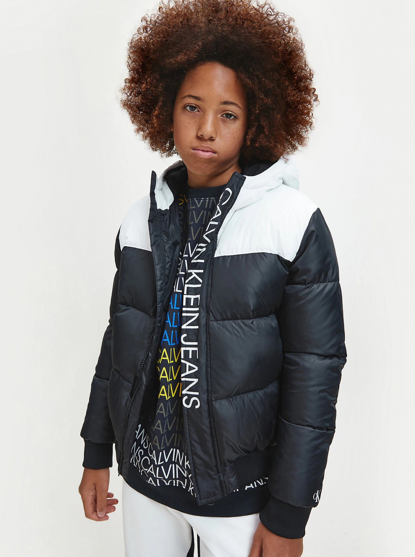 Зимова куртка Calvin Klein Модель IB0IB00559-BEH Фото