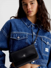Кросс-боди Calvin Klein Minimal Monogram Walet W/Strap модель K60K610704-BDS Фото