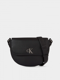 Кросс-боди Calvin Klein Minimal Monogram Saddle Bag22 модель K60K611226-BDS Фото
