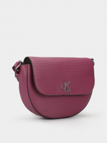 Кросс-боди Calvin Klein Minimal Monogram Saddle Bag22 модель K60K611226-VAC Фото
