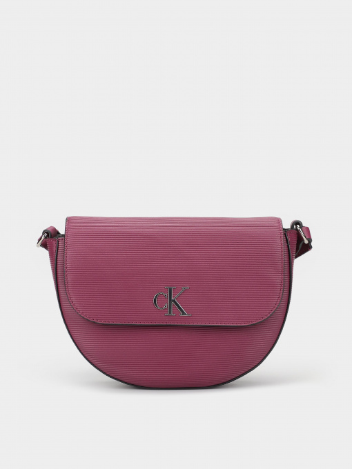 Крос-боді Calvin Klein Minimal Monogram Saddle Bag22 модель K60K611226-VAC Фото