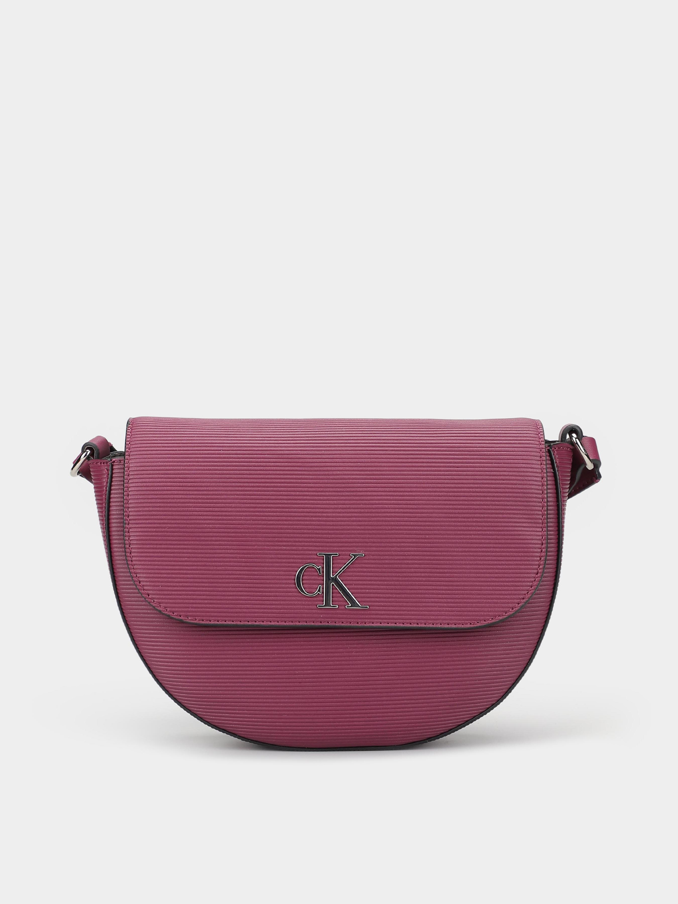 Кросс-боди Calvin Klein Minimal Monogram Saddle Bag22 модель K60K611226-VAC Фото