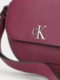 Кросс-боди Calvin Klein Minimal Monogram Saddle Bag22 модель K60K611226-VAC Фото