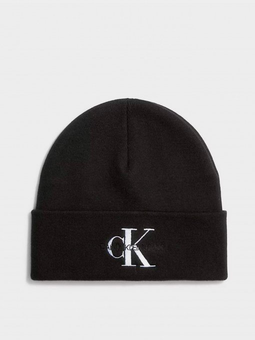 Шапка Calvin Klein Monologo Embro Beanie модель K60K611254-BDS Фото