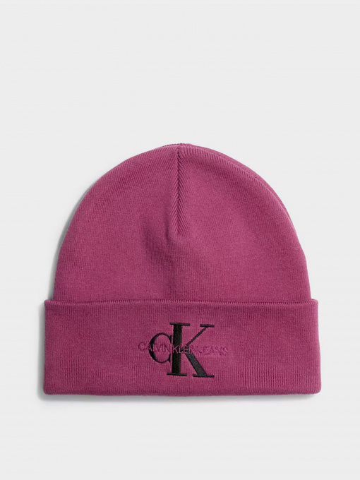 Шапка Calvin Klein ʼ Monologo Embro Beanie модель K60K611254-VAC Фото