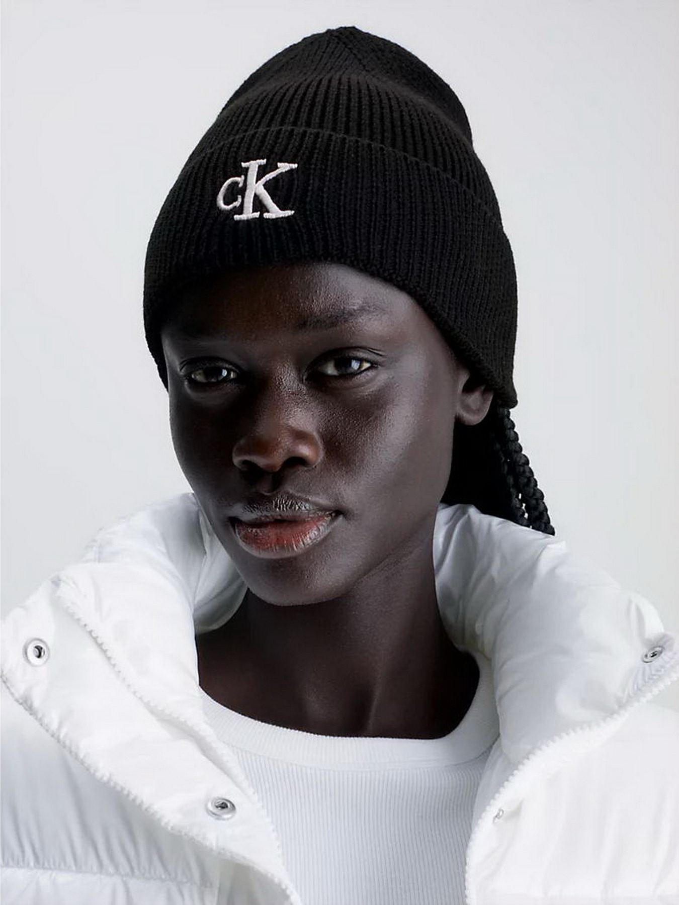 Шапка Calvin Klein Archive Logo Beanie модель K60K611255-BDS Фото