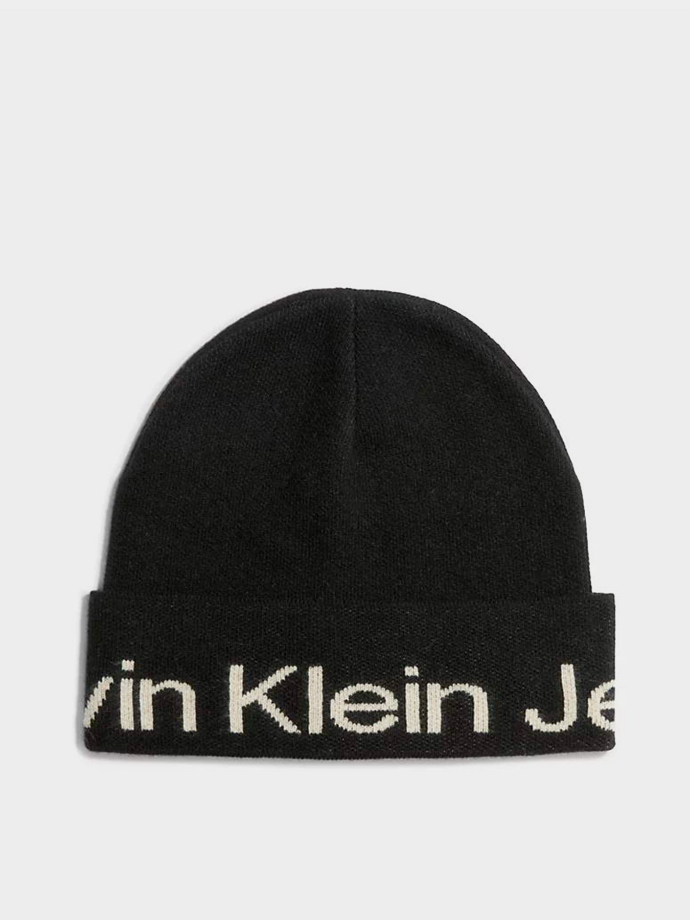 Шапка Calvin Klein Logo Beanie модель K60K611271-BDS Фото
