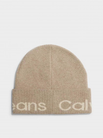 Шапка Calvin Klein Logo Beanie модель K60K611271-PED Фото