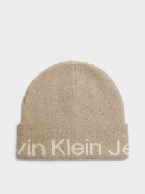 Шапка Calvin Klein Logo Beanie модель K60K611271-PED Фото