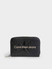 Кошельки Calvin Klein Sculpted Med Zip Around Mono модель K60K607229-01F Фото