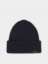 Чорний - Шапка Calvin Klein Leather Patch Docker Beanie