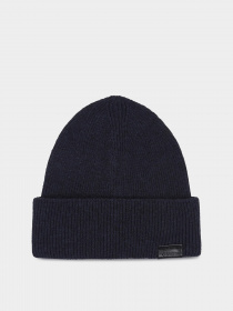 Шапка Calvin Klein Leather Patch Docker Beanie Модель K50K510978-BA7 Фото