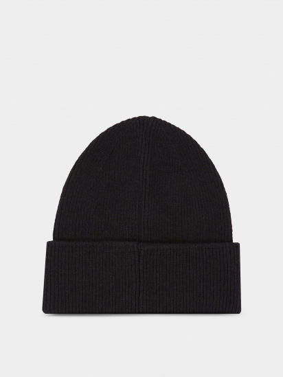 Шапка Calvin Klein Leather Patch Docker Beanie модель K50K510978-BAX — фото - INTERTOP