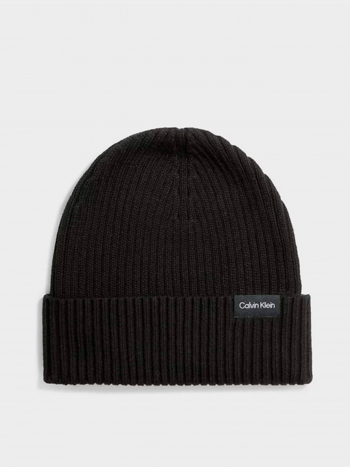 Шапка Calvin Klein Classic Cotton Rib Beanie модель K50K510982-BAX Фото