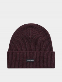 Бордовий - Шапка Calvin Klein Daddy Wool Beanie