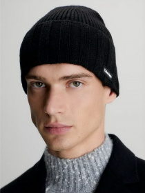 Шапка Calvin Klein Elevated Rib Beanie модель K50K510985-BAX Фото