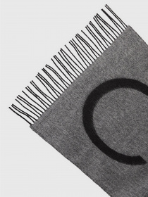 Шарф Calvin Klein Dark Jacquard модель K50K509696-BAX Фото