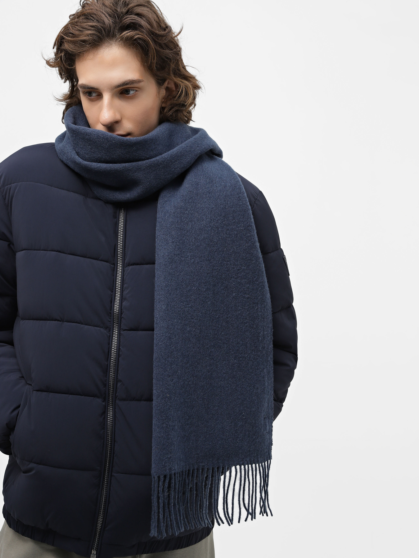 Шарф Calvin Klein Classic Wool Woven Scarf модель K50K511008-BA7 Фото