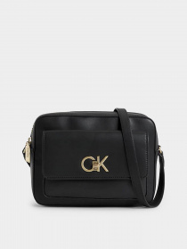 Кросс-боди Calvin Klein Re-Lock Camera Bag W/Flap модель K60K611083-BAX Фото