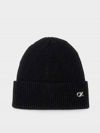 Чорний - Шапка Calvin Klein Re-Lock Beanie