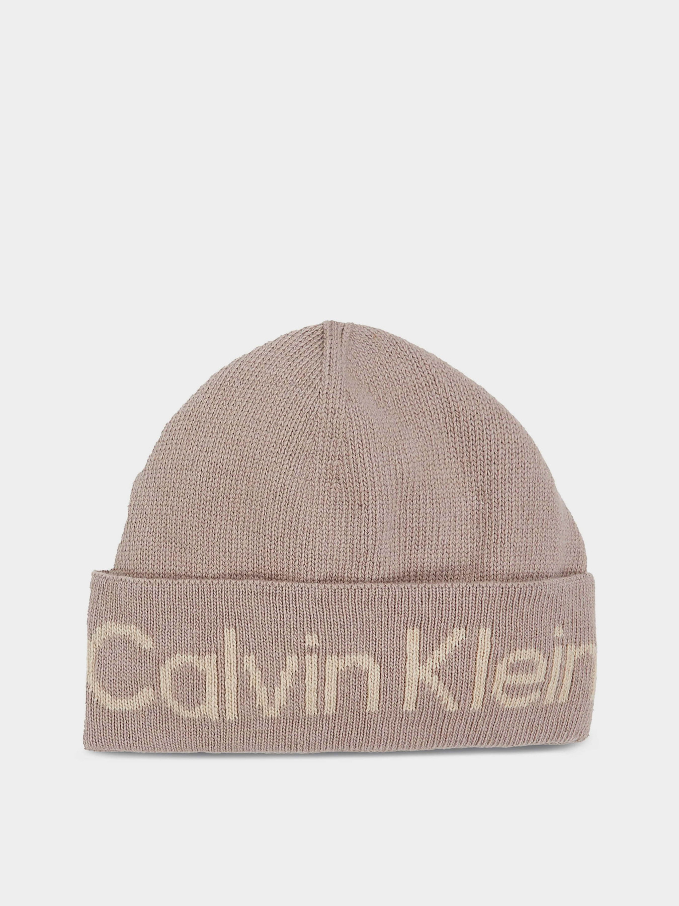 Шапка Calvin Klein Logo Reverso Tonal Beanie модель K60K611151-PBP Фото
