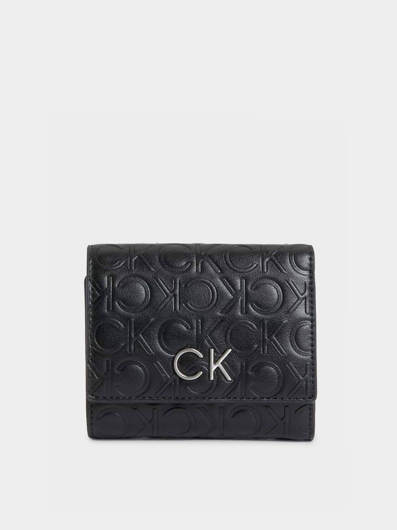 Кошелек Calvin Klein Re-Lock Trifold Xs Emb модель K60K611321-BAX Кошелек Calvin Klein Re-Lock Trifold Xs Emb модель K60K611321-BAX Фото