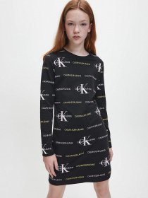 Платье миди Calvin Klein Mix Logo модель IG0IG00606-0GJ Фото