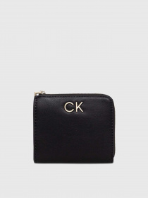 Гаманець Calvin Klein Re-Lock Za Wallet Sm модель K60K610781-BEH Гаманець Calvin Klein Re-Lock Za Wallet Sm модель K60K610781-BEH Фото