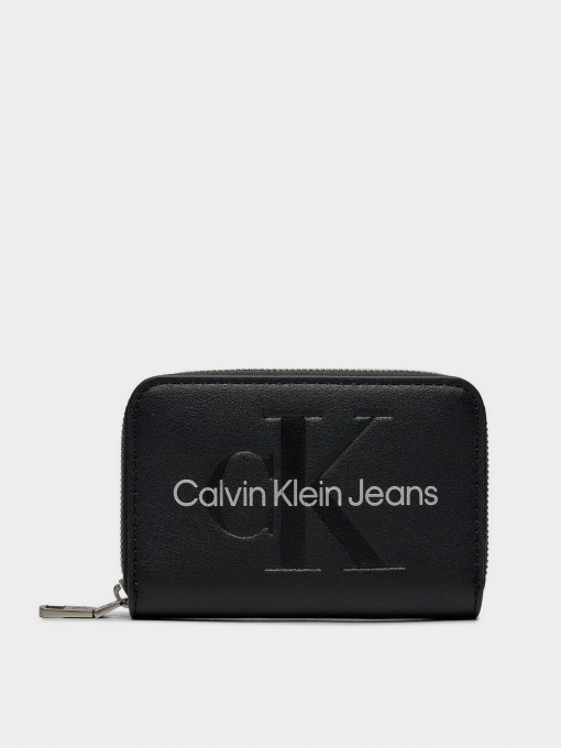 Гаманець Calvin Klein Sculpted Med Zip Around Mono модель K60K607229-0GL Фото
