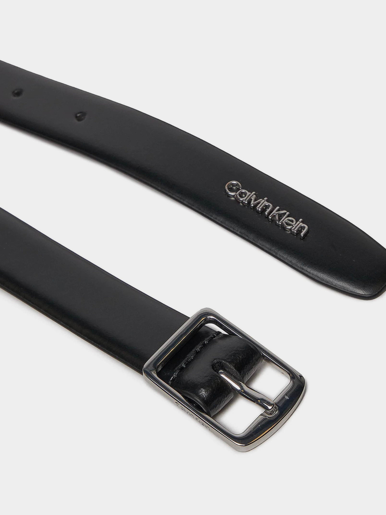 Ремінь Calvin Klein Slim Square Buckle Belt 2.0 модель K60K611719-BEH Фото