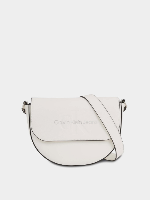 Кросс-боди Calvin Klein Sculpted Saddle Bag22 Mono модель K60K611223-0LI Фото