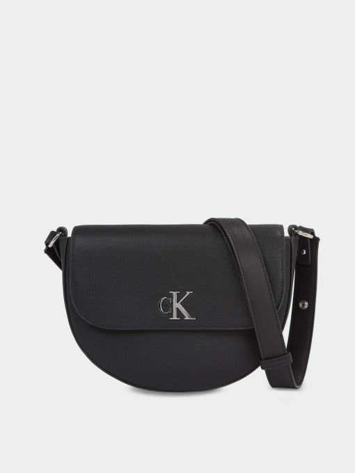 Крос-боді Calvin Klein Minimal Monogram Saddle Bag22 T Модель K60K611961-BEH Фото