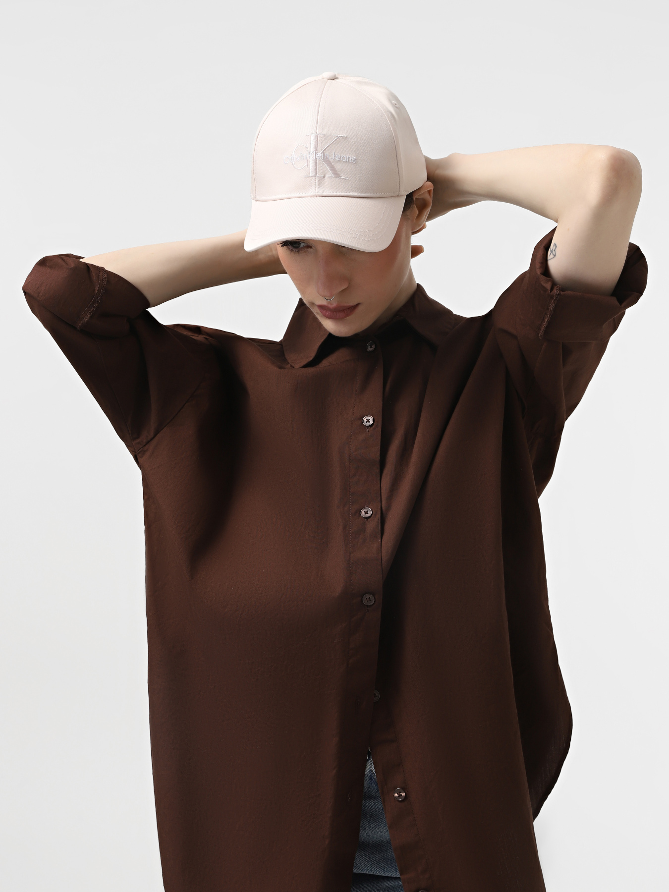 Кепка Calvin Klein Monogram модель K60K606624-TGE Кепка Calvin Klein Monogram модель K60K606624-TGE Фото