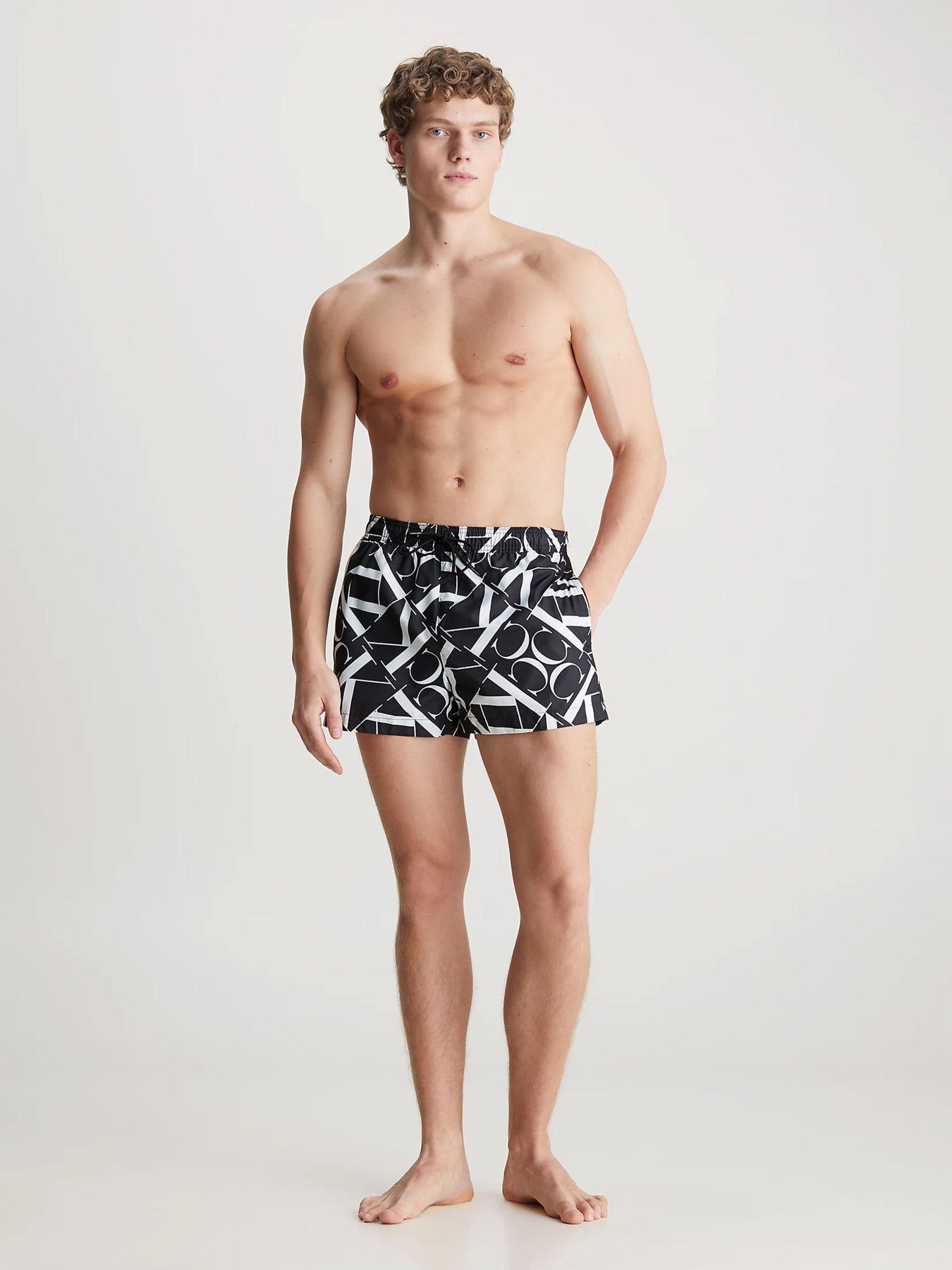 Шорти для плавання Calvin Klein Underwear Monogram модель KM0KM00968-0GK Фото