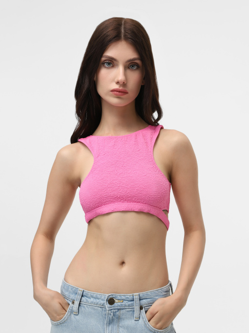 Топ Calvin Klein Underwear Monogram Texture модель KW0KW02458-TOZ Фото