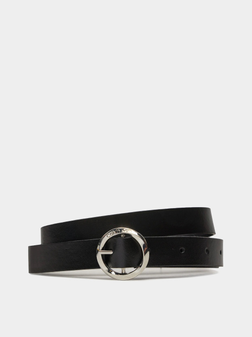 Ремень Calvin Klein Faceted Round Buckle Belt 2.0 модель K60K612211-BEH Фото