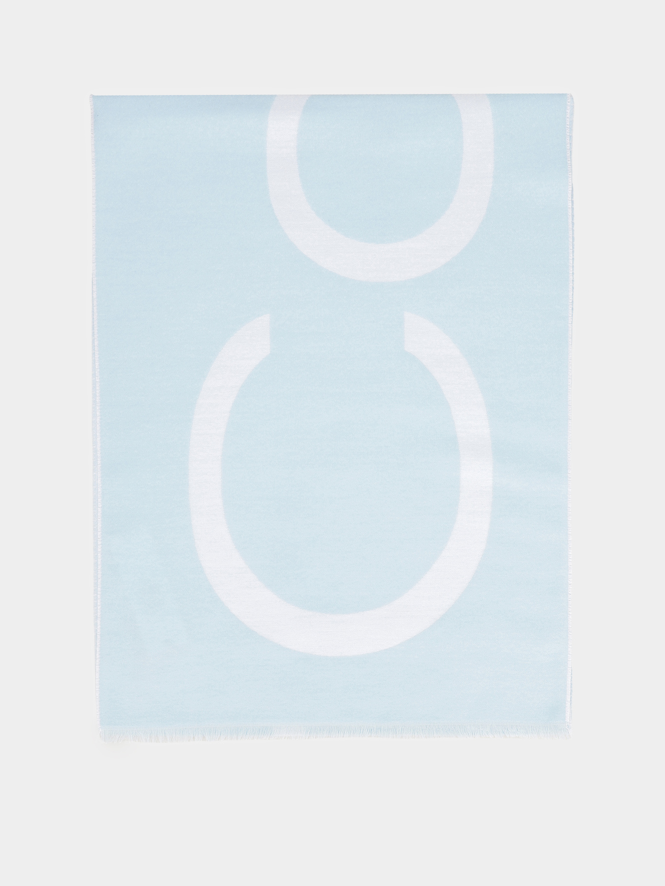 Шарф Calvin Klein Fringes 2 - Tones Wool Blend модель K60K612028-CEW Фото