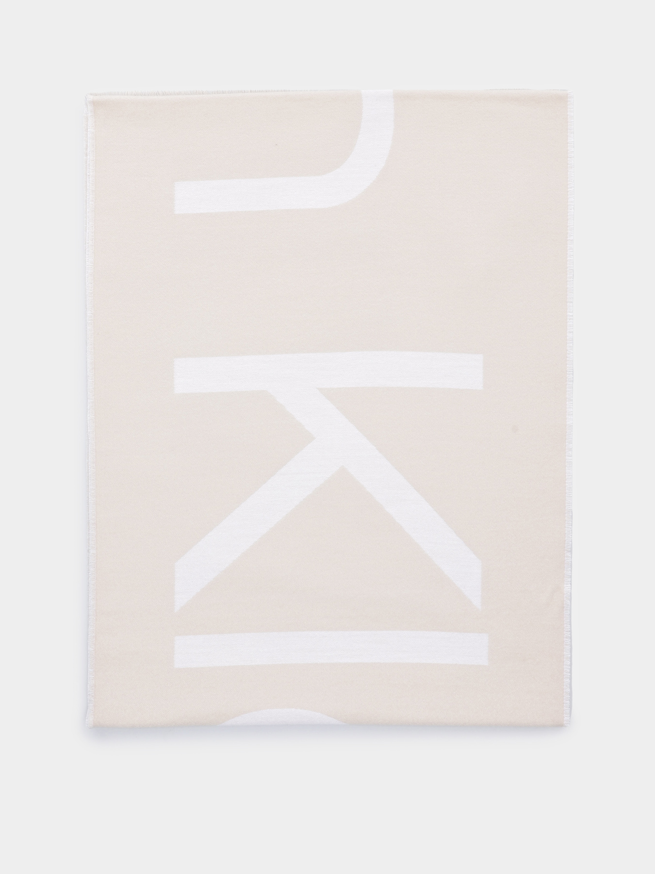 Шарф Calvin Klein Fringes 2-Tones Wool Blend модель K60K612028-PEG Фото