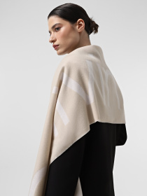 Шарф Calvin Klein Fringes 2-Tones Wool Blend модель K60K612028-PEG Шарф Calvin Klein Fringes 2-Tones Wool Blend модель K60K612028-PEG Фото