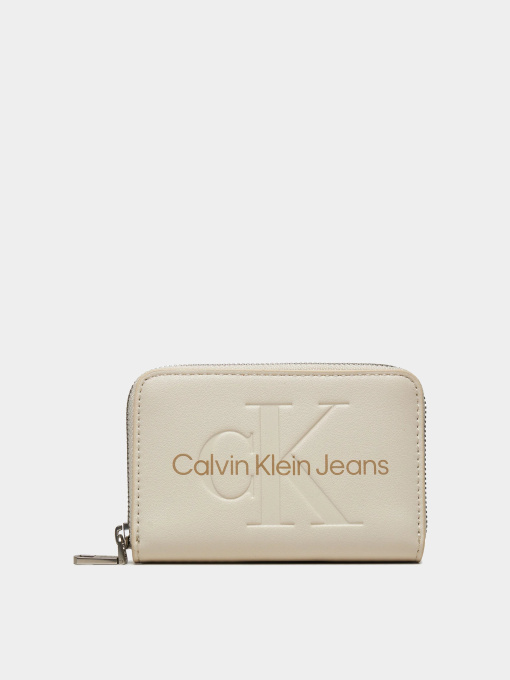 Кошелек Calvin Klein Sculpted Med Zip Around Mono модель K60K612255-ACF Фото