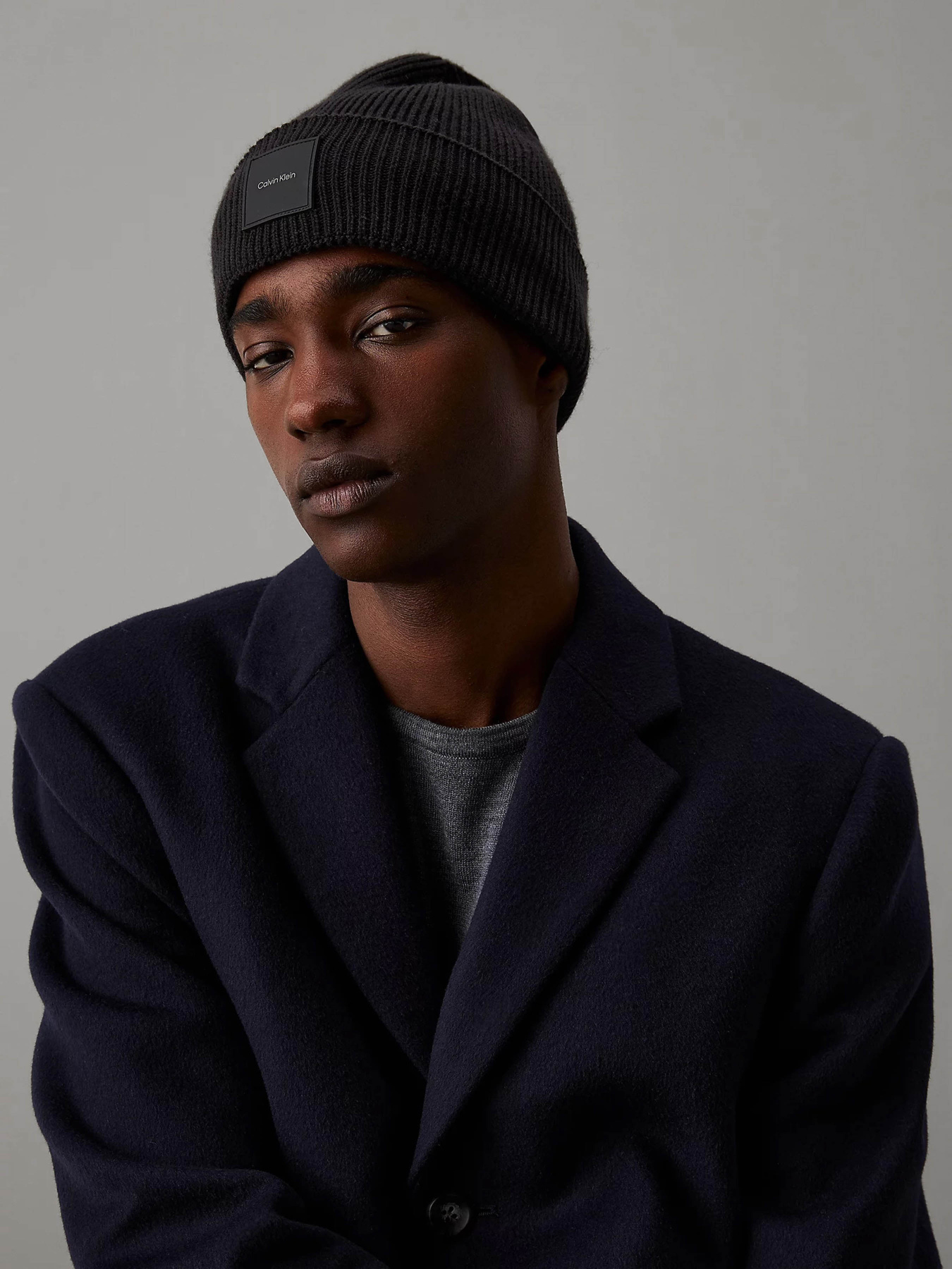 Шапка Calvin Klein Fine Rib модель K50K512356-BEH Фото