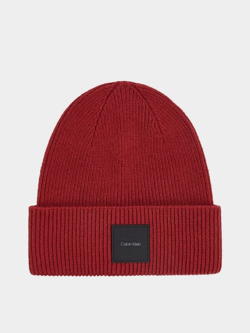 Шапка Calvin Klein Cotton/Wool Fine Rib модель K50K512356-GEQ Фото